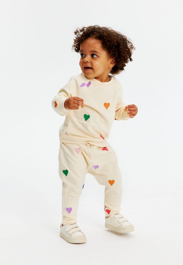 Baby sweatshirt with hearts - The New