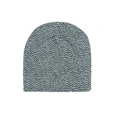 Blue leopard beanie - Soft Gallery