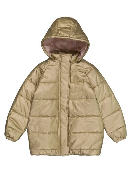 Girls puffer jacket in gold - Soft Gallery