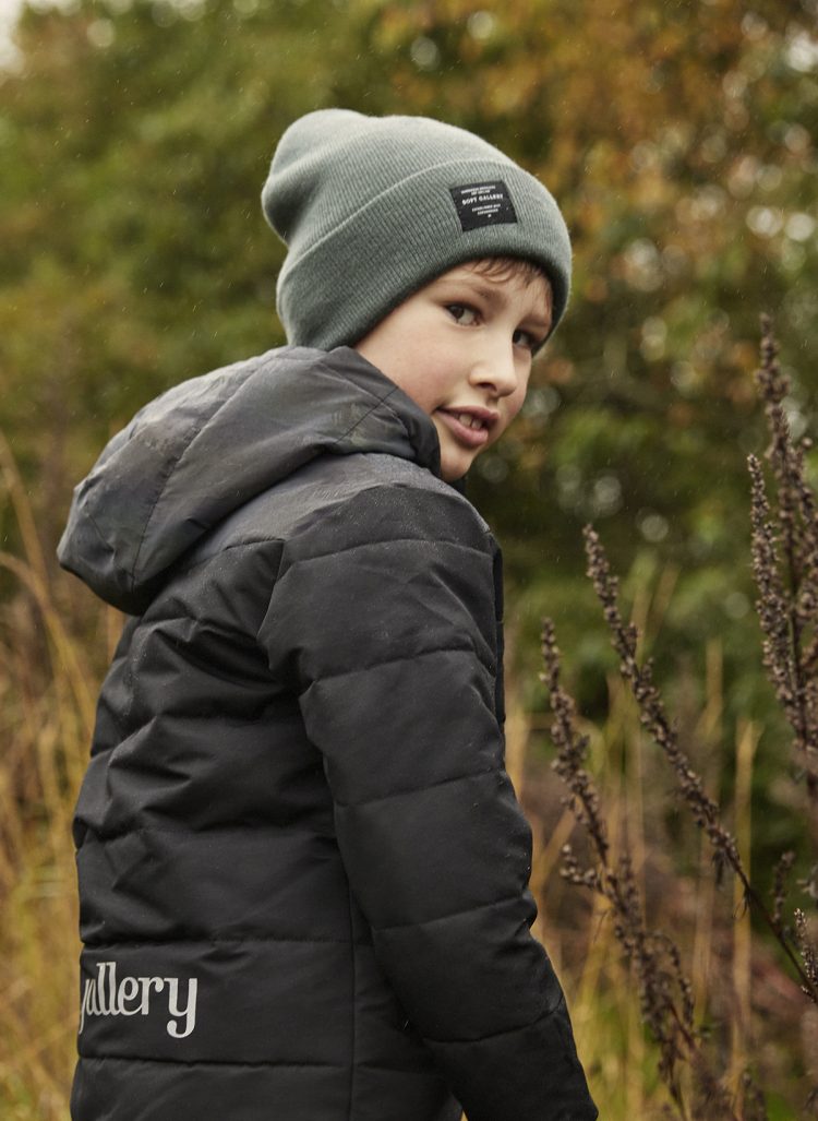 Green kids wool hat - Sergent Major