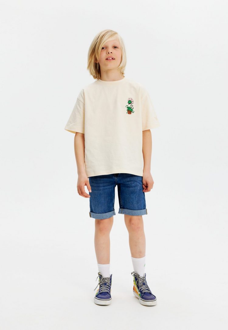 Stylish kids` t-shirt in white - The New