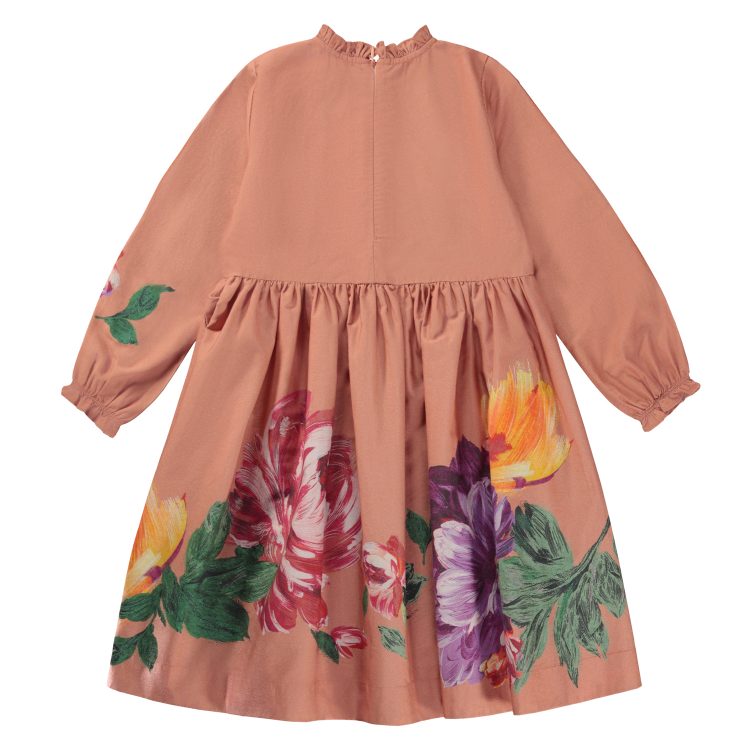 Beautiful dress with painted flowers - MOLO