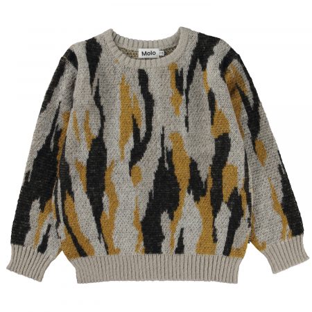 Boys graphic look knit jumper - MOLO