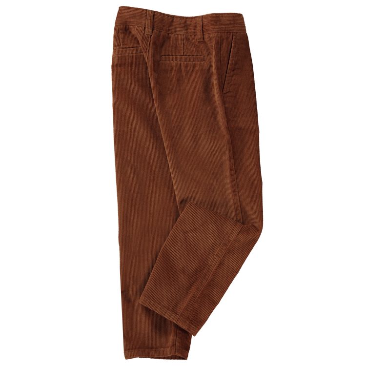 Brown classic corduroy trousers for boys - MOLO