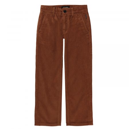 Brown classic corduroy trousers for boys - MOLO