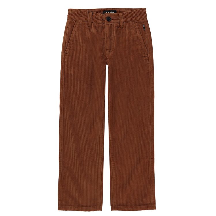 Brown classic corduroy trousers for boys - MOLO