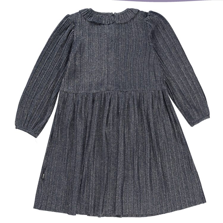 Dark blue glitter dress for girls - MOLO