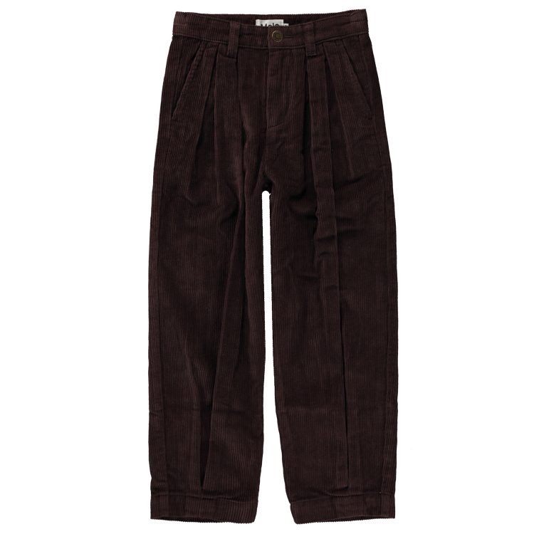 Girls brown corduroy trousers - MOLO