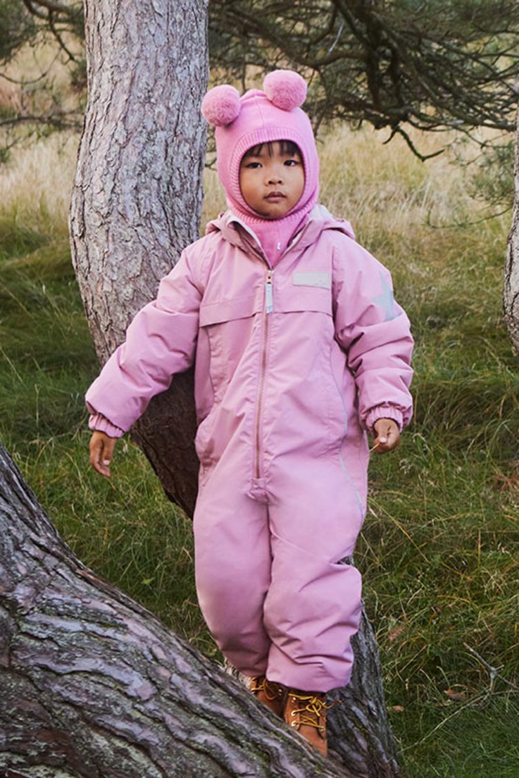 Pink snowsuit with MOLO stars - MOLO