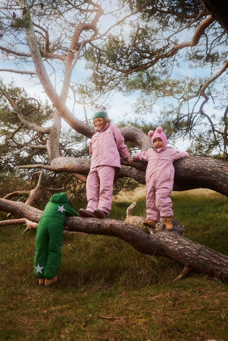 Pink snowsuit with MOLO stars - MOLO