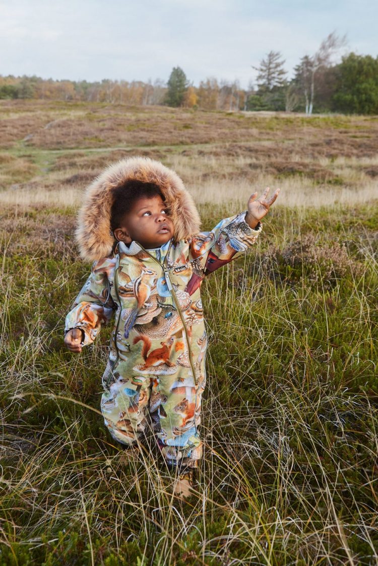 Snowsuit with forest animals - MOLO