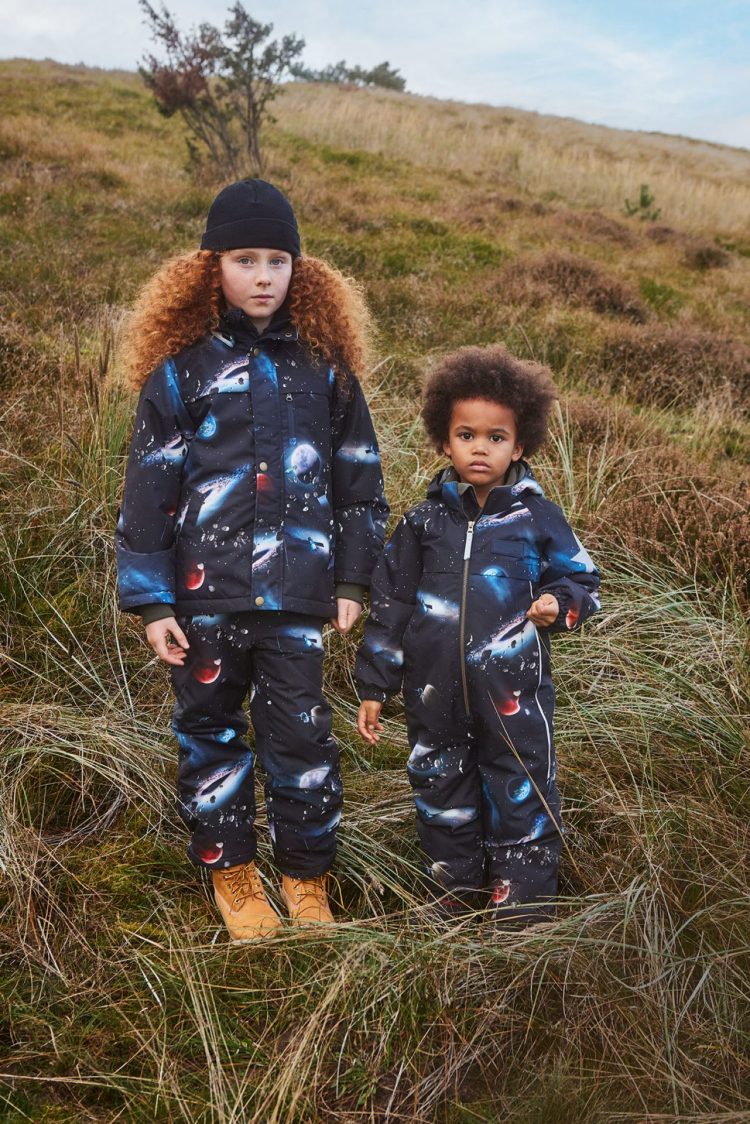 Snowsuit with space print - MOLO
