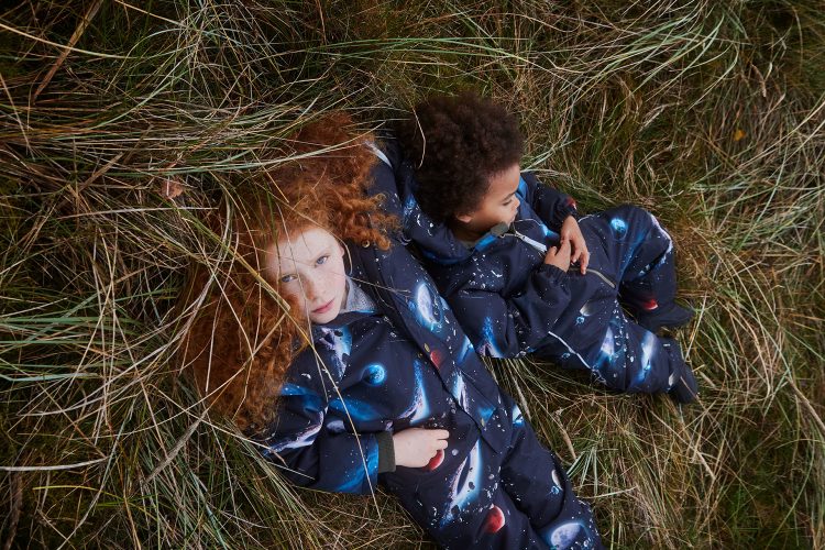 Snowsuit with space print - MOLO