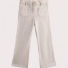 Beige girls denim pants - Du pareil Au Meme