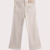 Beige girls denim pants - Du pareil Au Meme