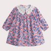 Flower printed dress for baby girls - Du pareil Au Meme