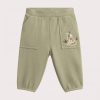 Khaki wolf pants for baby boys - Du pareil Au Meme