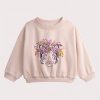 Pale pink tiger animation sweatshirt - Du pareil Au Meme