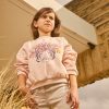 Pale pink tiger animation sweatshirt - Du pareil Au Meme