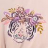 Pale pink tiger animation sweatshirt - Du pareil Au Meme