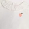 White top with collar for baby girl - Du pareil Au Meme