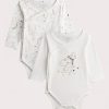 Zebra print newborn bodysuits 2pack - Du pareil Au Meme