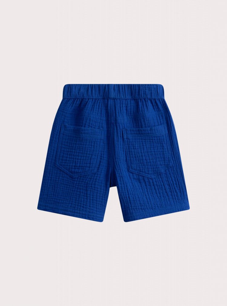 Blue Bermuda shorts in cotton - Du pareil Au Meme