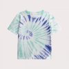 Blue tie & dye short-sleeved T-shirt - Du pareil Au Meme