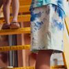Boys blue tie & dye bermuda shorts - Du pareil Au Meme