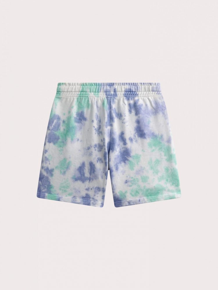 Boys blue tie & dye bermuda shorts - Du pareil Au Meme