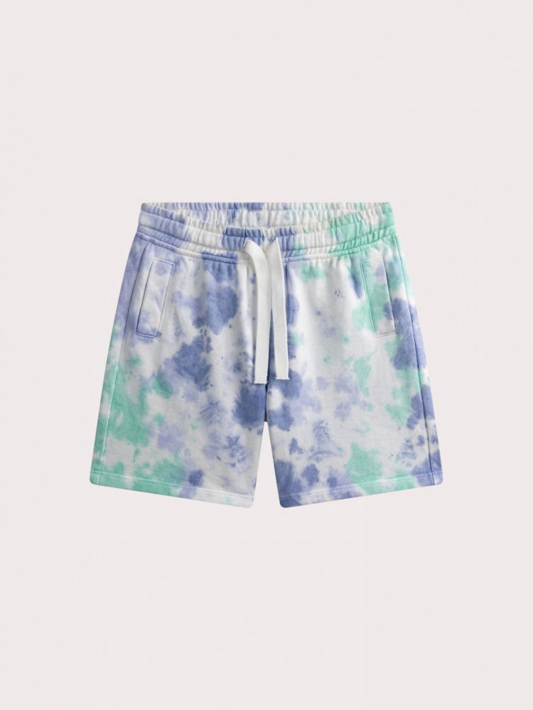 Boys blue tie & dye bermuda shorts - Du pareil Au Meme