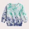 Boys blue tie & dye sweatshirt - Du pareil Au Meme