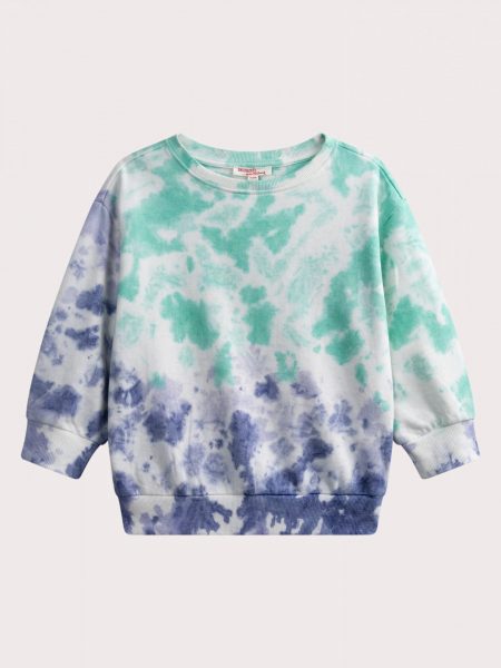 Boys blue tie & dye sweatshirt - Du pareil Au Meme