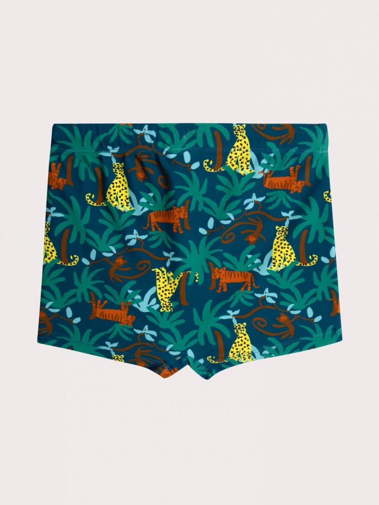 Boys' jungle print swim briefs - Du pareil Au Meme