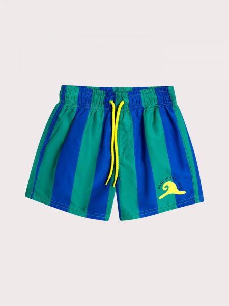 Boys' swim shorts with stripes - Du pareil Au Meme