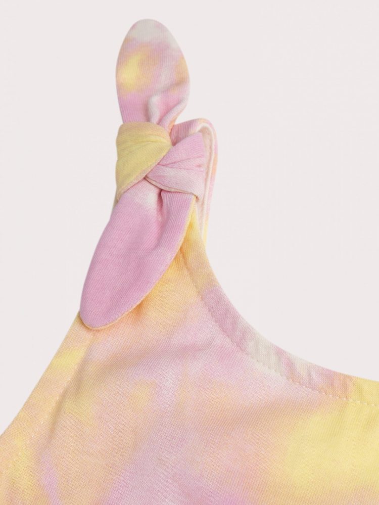 Girls dress with tie and dye print - Du pareil Au Meme