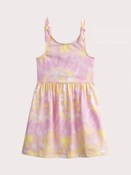 Girls dress with tie and dye print - Du pareil Au Meme