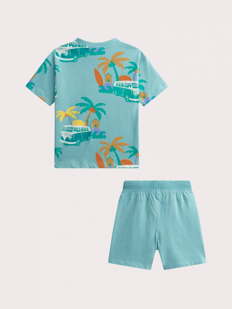 Palm tree t-shirt set and shorts - Du pareil Au Meme