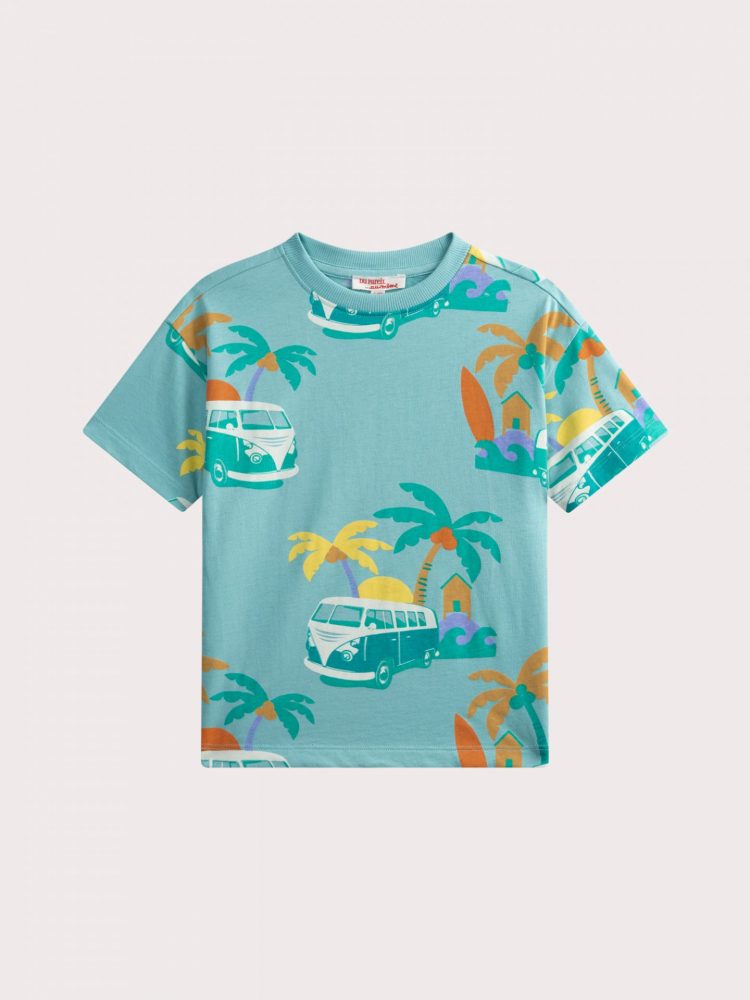 Palm tree t-shirt set and shorts - Du pareil Au Meme