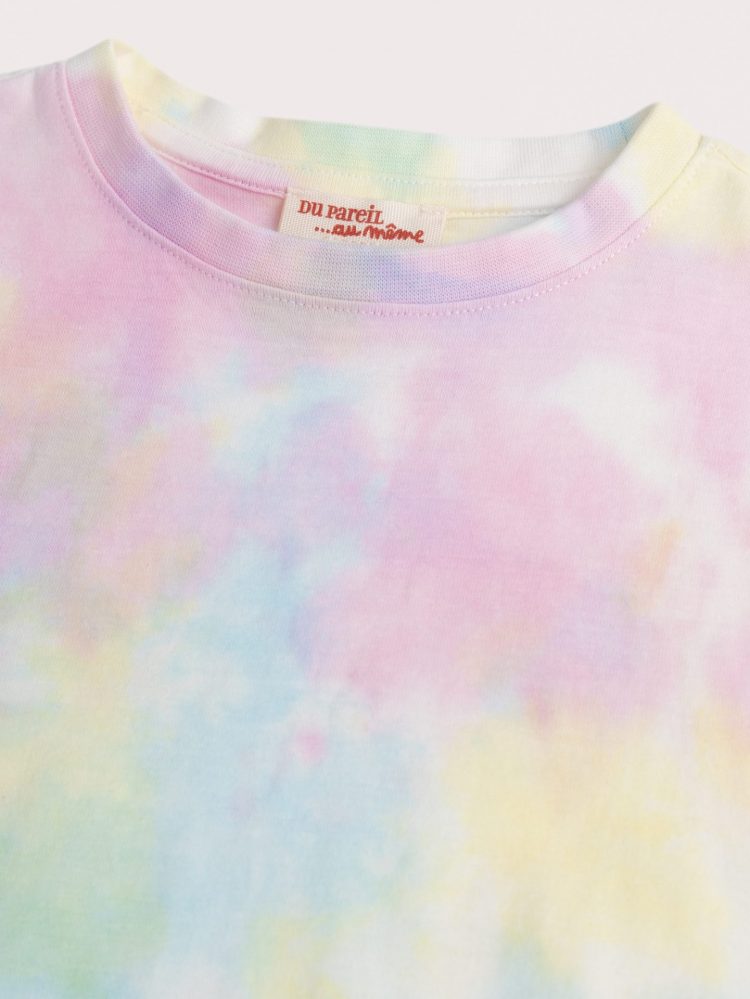 Tie & dye short-sleeved T-shirt - Du pareil Au Meme