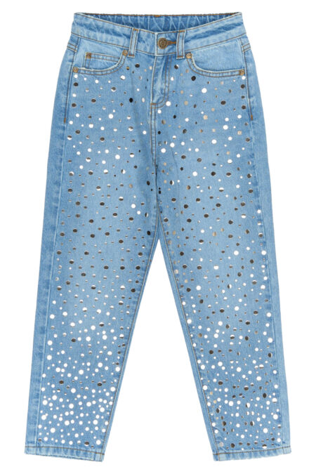 Girls Light Blue Denim Jeans - The New