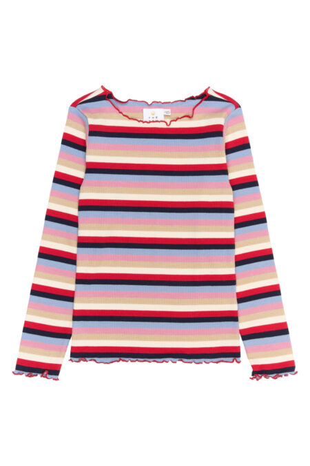 Girls Organic Cotton Top with stripes - The New