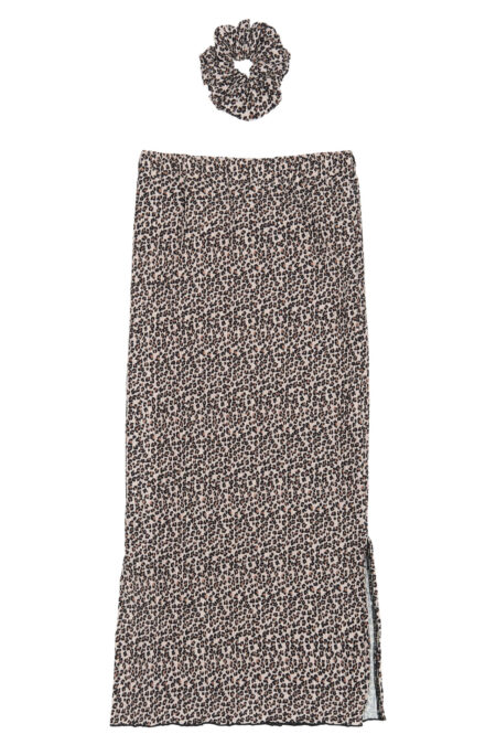 Girls Pleated Animal Skirt - The New