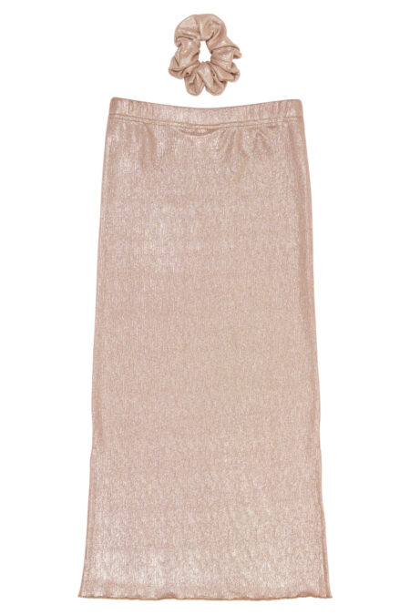 Girls shimmering gold maxi skirt - The New