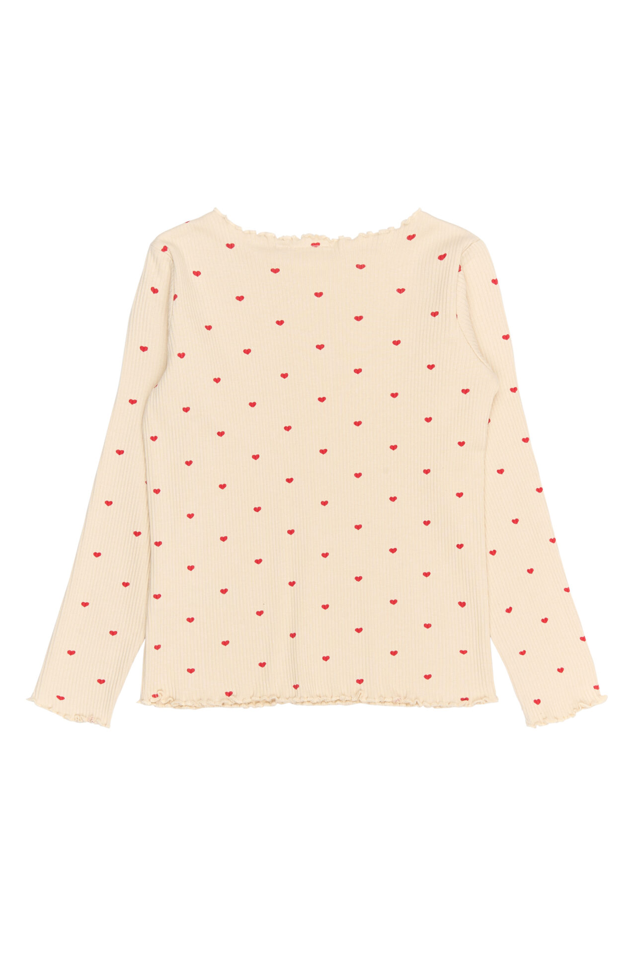 Soft long-sleeve top with hearts - The New