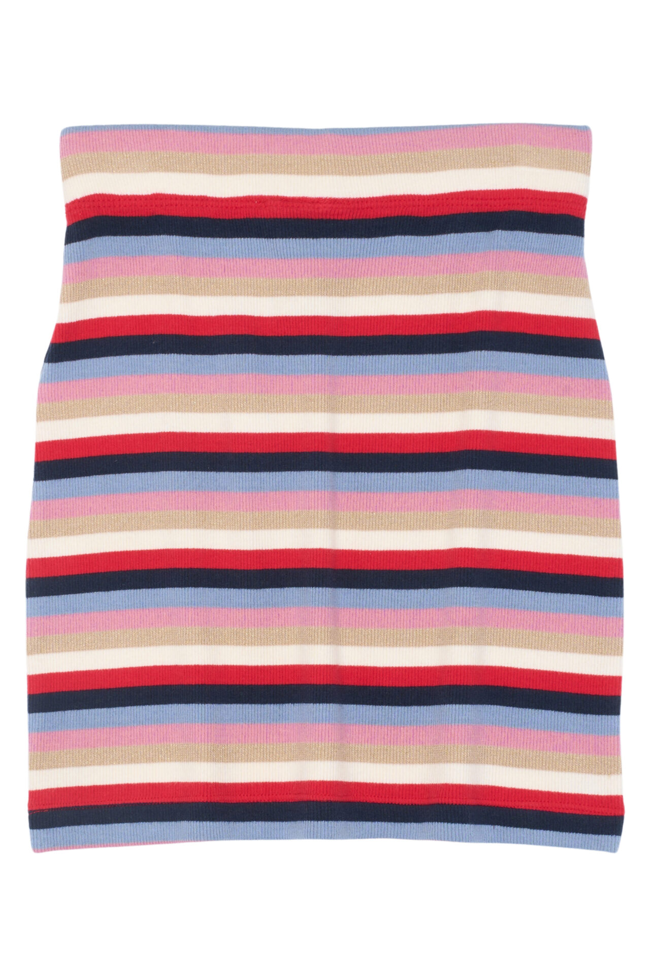 Girls Striped Ribbed Skirt - The New