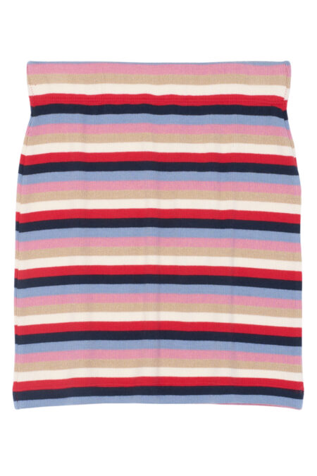 Girls Striped Ribbed Skirt - The New
