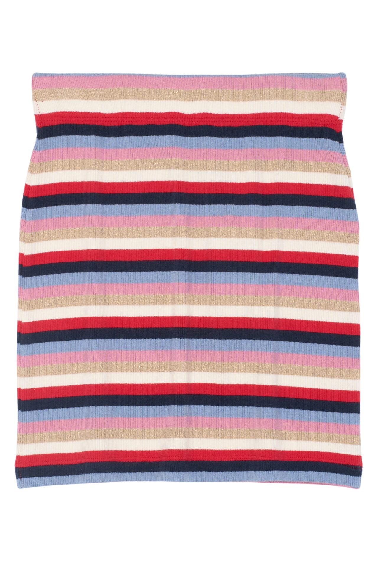 Girls Striped Ribbed Skirt - The New